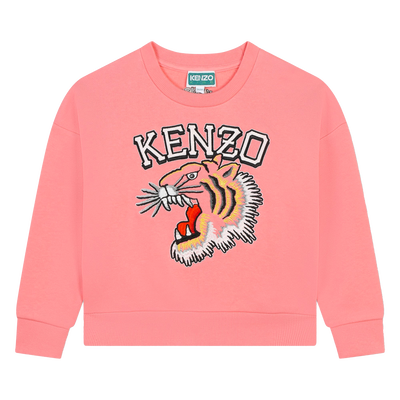 Besticktes Baumwoll-Sweatshirt KENZO KIDS M&Auml;DCHEN