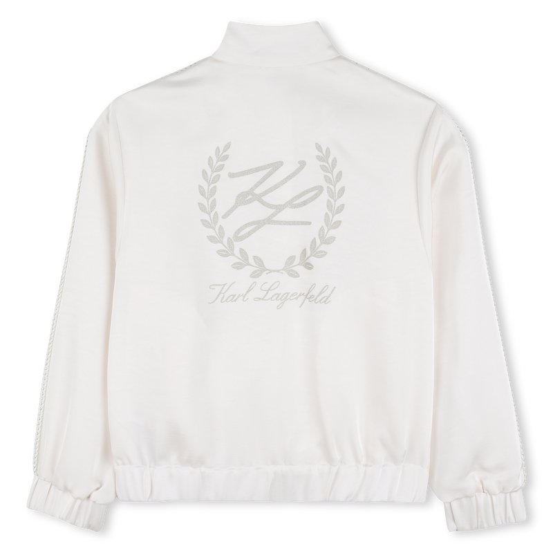 KAPUZENPULLOVER MIT REISSVERSCHLUSS KARL LAGERFELD KIDS 
                        M&Auml;DCHEN