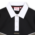 Lang&auml;rmeliges Poloshirt HUGO 
                    JUNGE