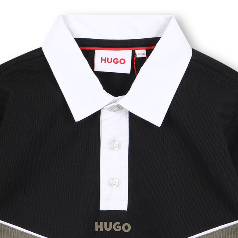 Lang&auml;rmeliges Poloshirt HUGO 
                        JUNGE