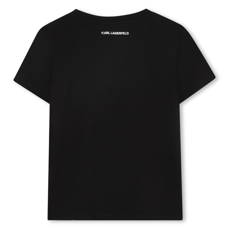 Kurz&auml;rmeliges T-Shirt KARL LAGERFELD KIDS 
                        M&Auml;DCHEN