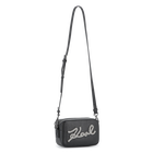 Handtasche, genarbtes und glatt beschichtetes Text KARL LAGERFELD KIDS 
                    M&Auml;DCHEN