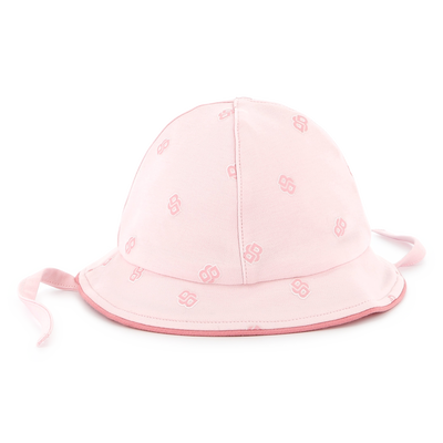 Baumwoll-Hut mit B&auml;ndern BOSS M&Auml;DCHEN