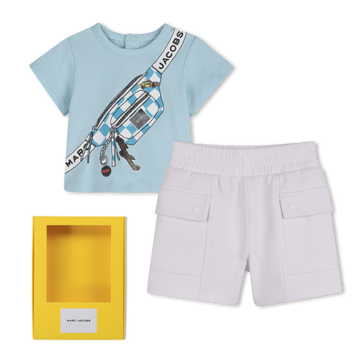 SET AUS T-SHIRT UND SHORTS MARC JACOBS UNISEX