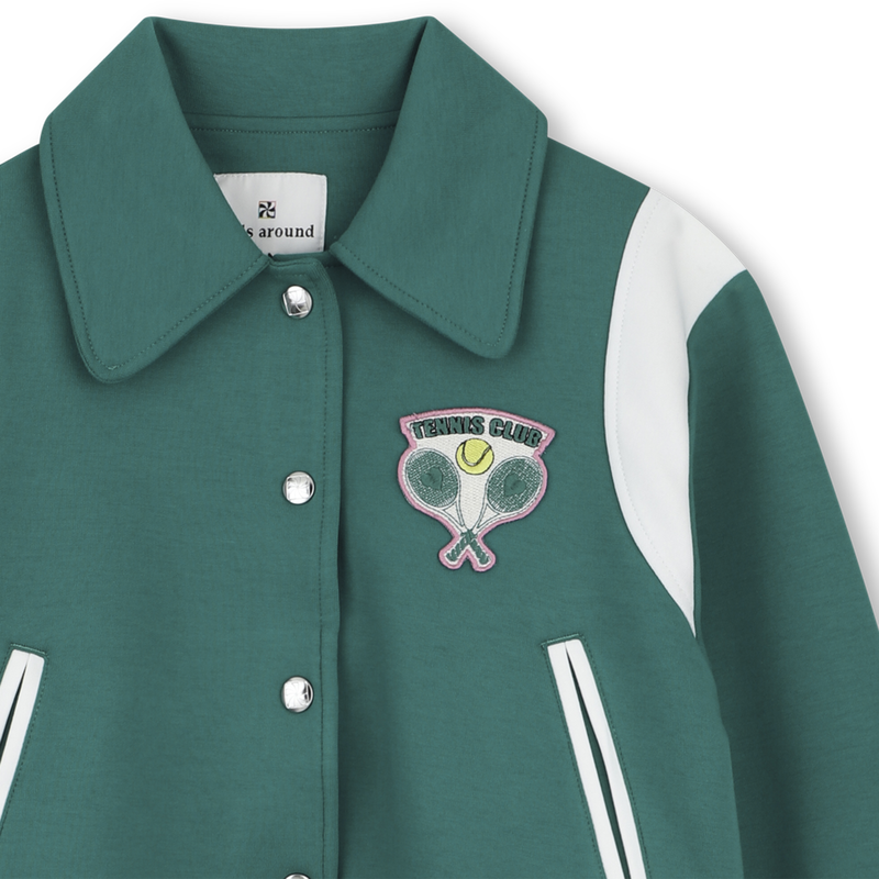 STRICKJACKE MIT DRUCKKN&Ouml;PFEN KIDS AROUND 
                        M&Auml;DCHEN