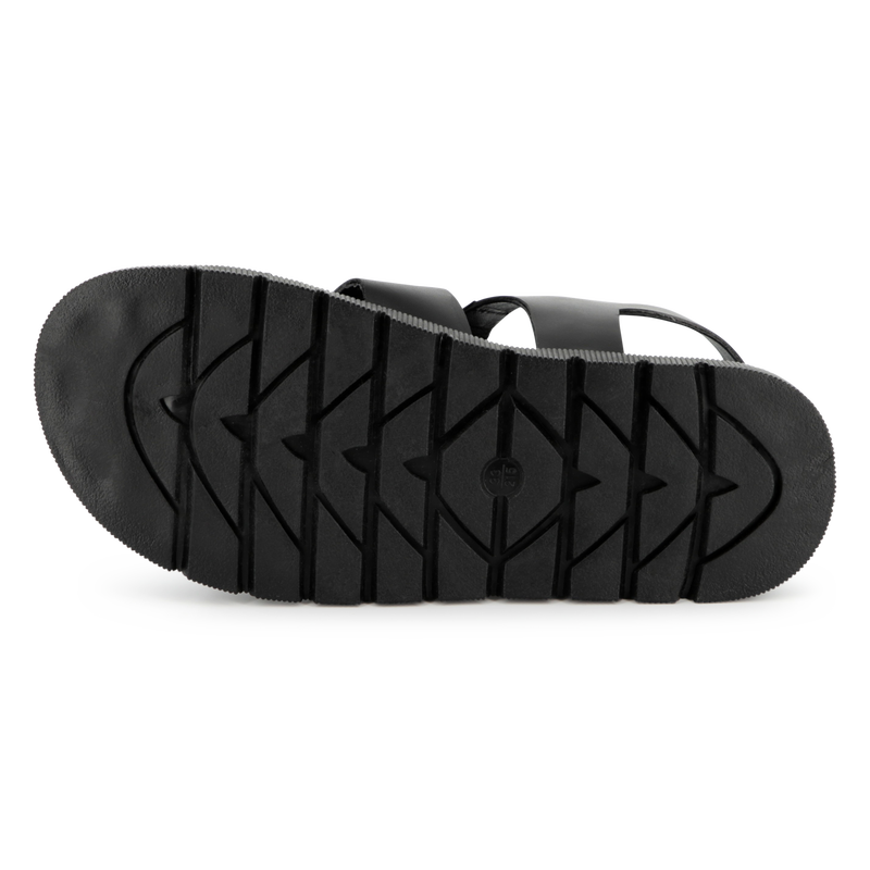 Leder-Sandalen mit Schnalle KARL LAGERFELD KIDS 
                        M&Auml;DCHEN