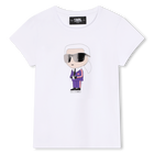 T-Shirt mit Motiv KARL LAGERFELD KIDS 
                    M&Auml;DCHEN