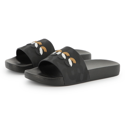 Pantoletten mit breitem Riemen BOSS JUNGE