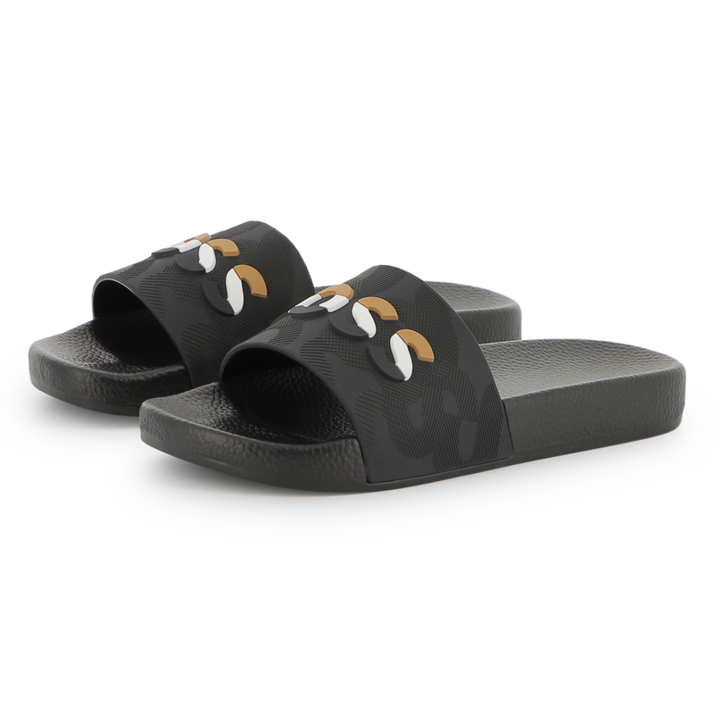 Pantoletten mit breitem Riemen BOSS 
                        JUNGE