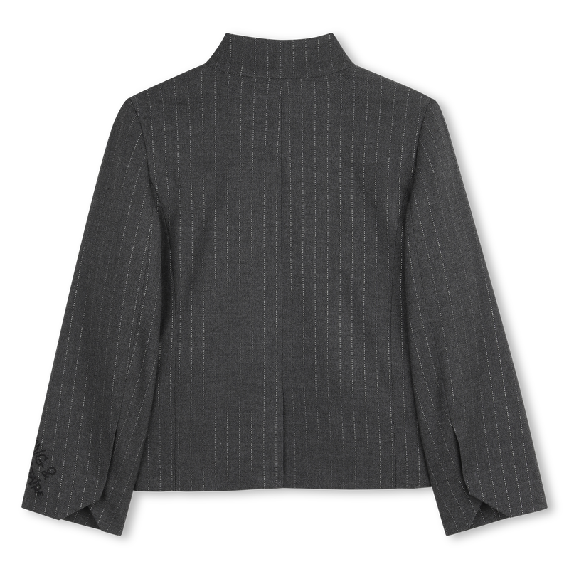 Gestreifte Jacke mit ausgefallenem Kragen ZADIG & VOLTAIRE 
                        M&Auml;DCHEN