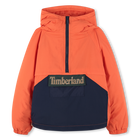 Zweifarbige Windjacke mit Kapuze TIMBERLAND 
                    JUNGE
