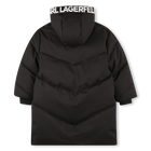 Daunenjacke mit Kapuze KARL LAGERFELD KIDS 
                    JUNGE