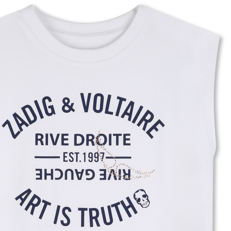 KURZ&Auml;RMELIGES T-SHIRT ZADIG & VOLTAIRE 
                        M&Auml;DCHEN