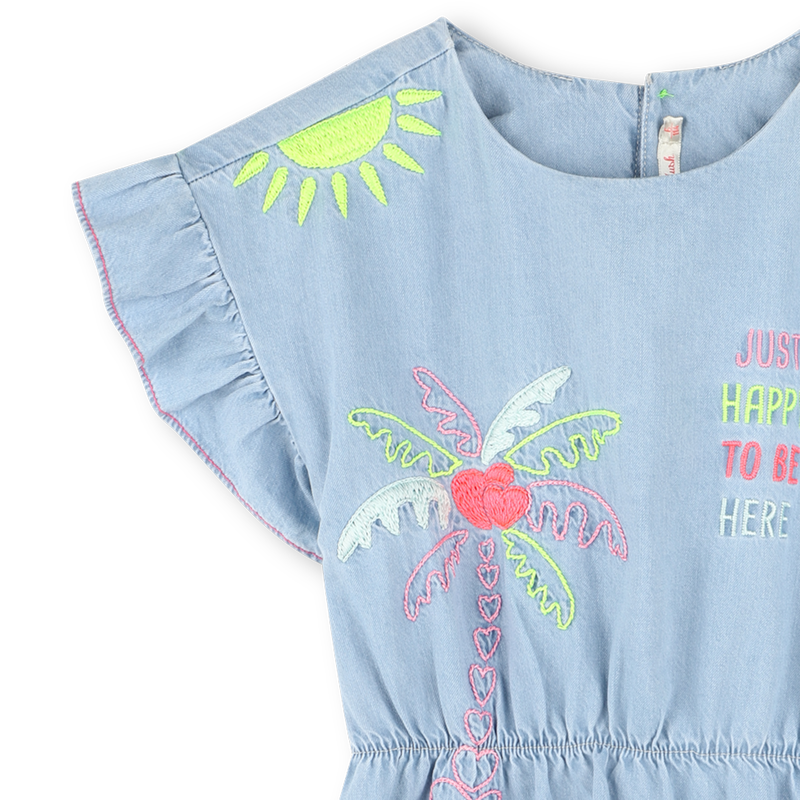 Jeans-Kleid mit Stickereien BILLIEBLUSH 
                        M&Auml;DCHEN