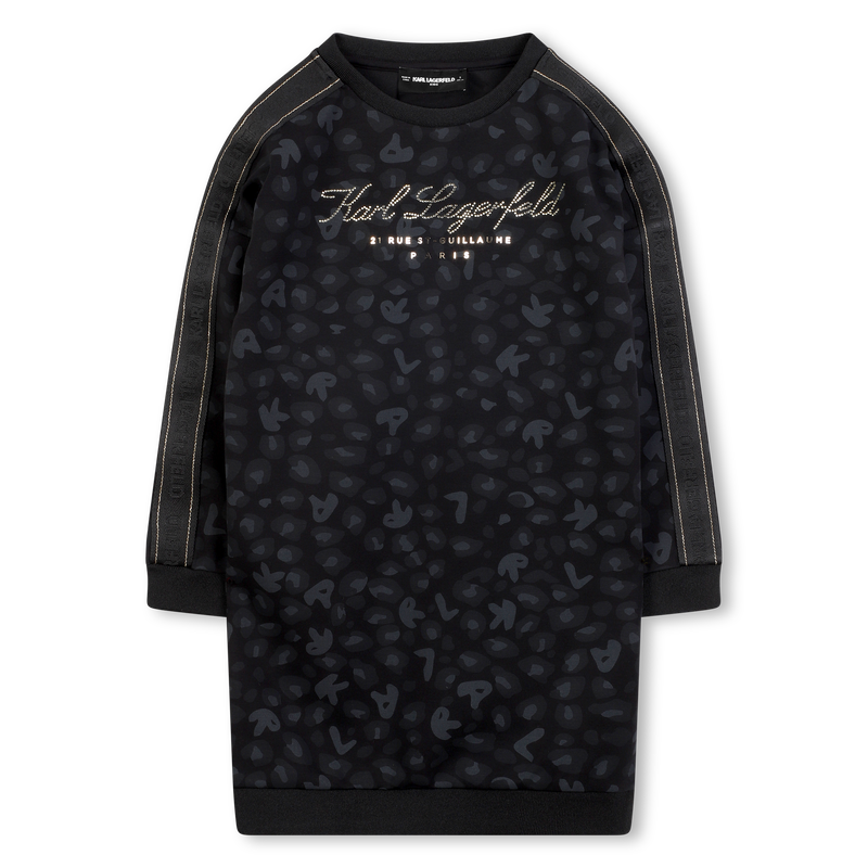 Langärmeliges Kleid KARL LAGERFELD KIDS 
                        MÄDCHEN