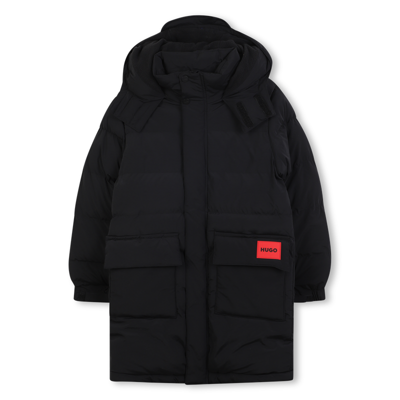 Lange Daunenjacke HUGO 
                        JUNGE