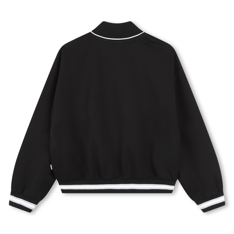 Cardigan mit Stickerei und Streifen BOSS 
                        M&Auml;DCHEN