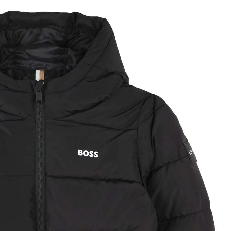 Lang&auml;rmlige Steppjacke BOSS 
                        JUNGE