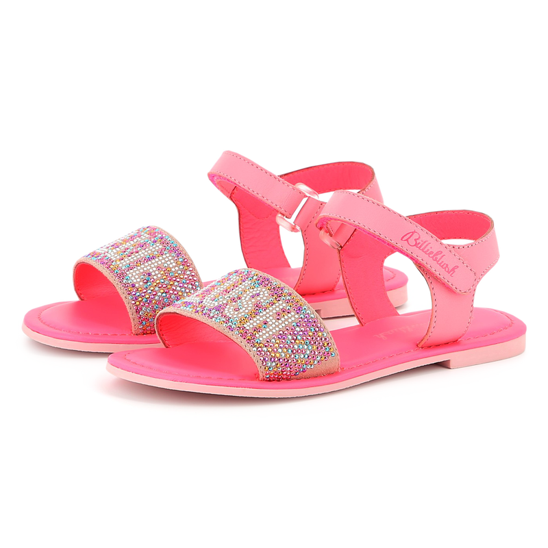 Klett-Sandalen aus Leder BILLIEBLUSH 
                        M&Auml;DCHEN
