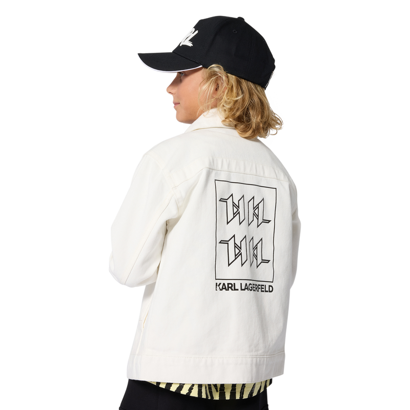 JEANSJACKE MIT REISSVERSCHLUSS KARL LAGERFELD KIDS 
                        JUNGE
