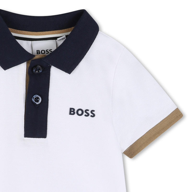 KURZ&Auml;RMELIGES POLOSHIRT BOSS 
                        JUNGE