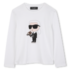 Langarm-T-Shirt KARL LAGERFELD KIDS 
                    JUNGE
