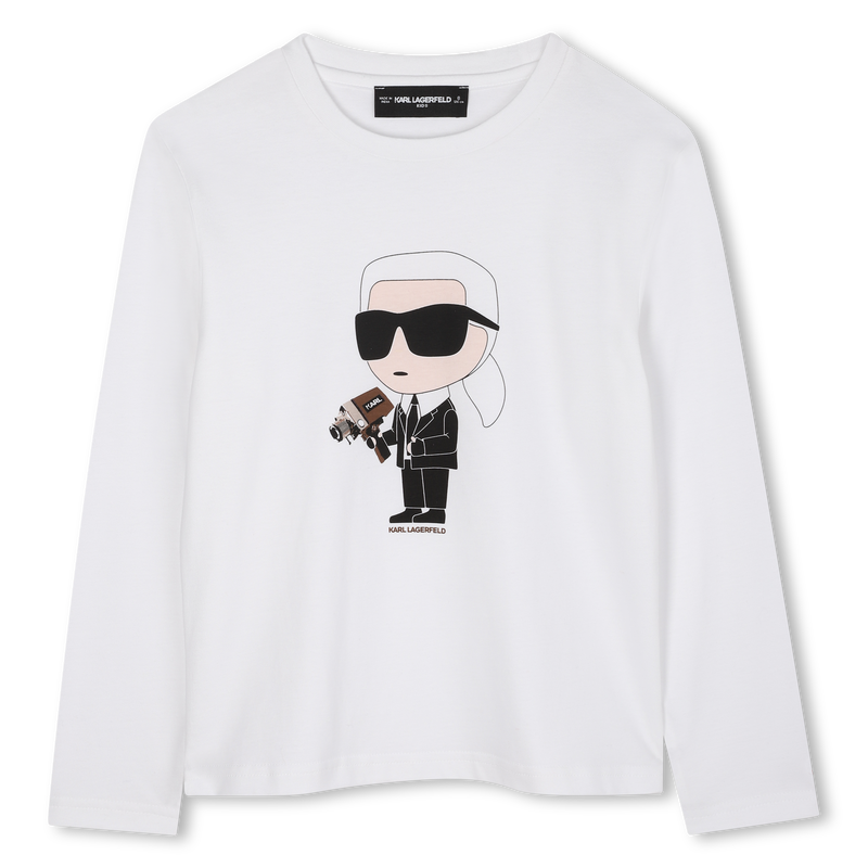 Langarm-T-Shirt KARL LAGERFELD KIDS 
                        JUNGE