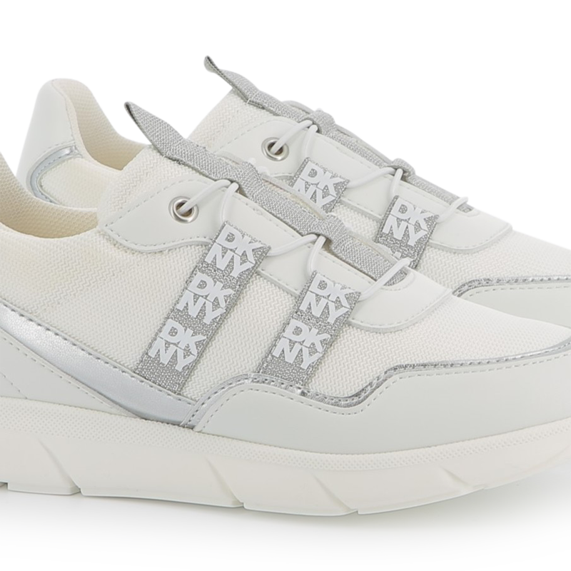 Sneaker aus zwei Materialien DKNY 
                        M&Auml;DCHEN