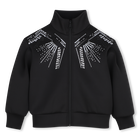 Stehkragen-Cardigan KARL LAGERFELD KIDS 
                    M&Auml;DCHEN