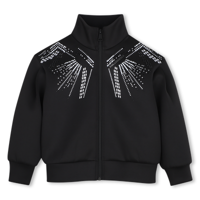 Stehkragen-Cardigan KARL LAGERFELD KIDS M&Auml;DCHEN