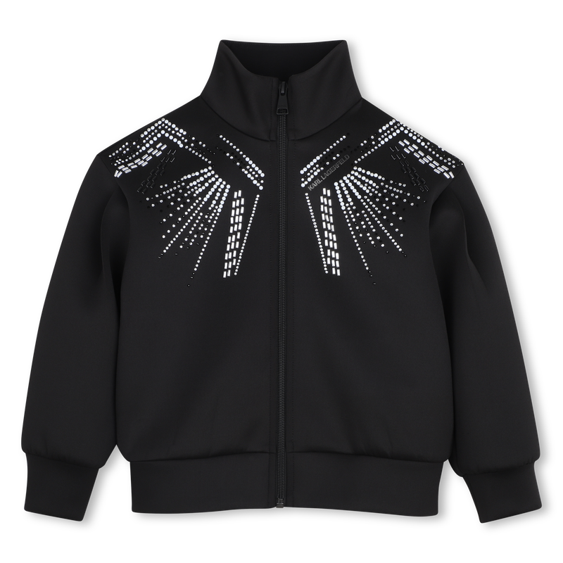 Stehkragen-Cardigan KARL LAGERFELD KIDS 
                        M&Auml;DCHEN