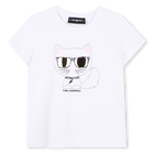 T-shirt illustration choupette, WEISS, hi-res