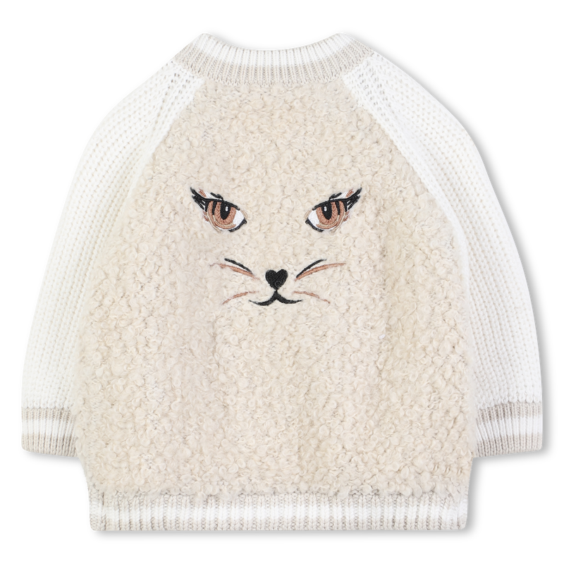 Zweifarbige Strickjacke GIVENCHY 
                        M&Auml;DCHEN