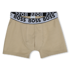 Set mit 3 Baumwoll-Boxershorts BOSS 
                    JUNGE