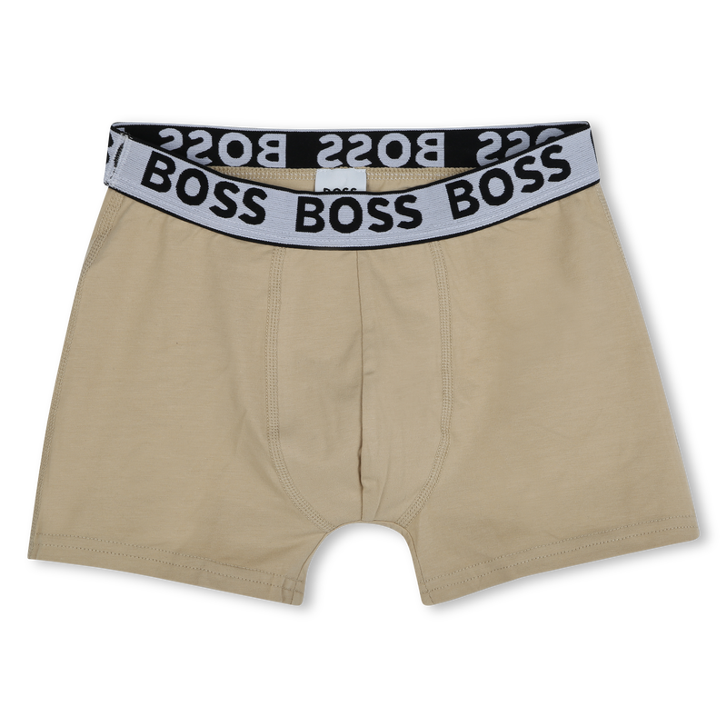 Set mit 3 Baumwoll-Boxershorts BOSS 
                        JUNGE