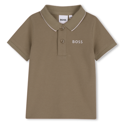 KURZ&Auml;RMELIGES POLOSHIRT BOSS JUNGE