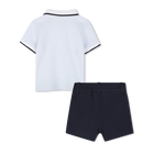 Set aus Polohemd und Shorts BOSS 
                    JUNGE