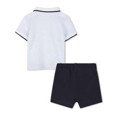 Set aus Polohemd und Shorts BOSS JUNGE