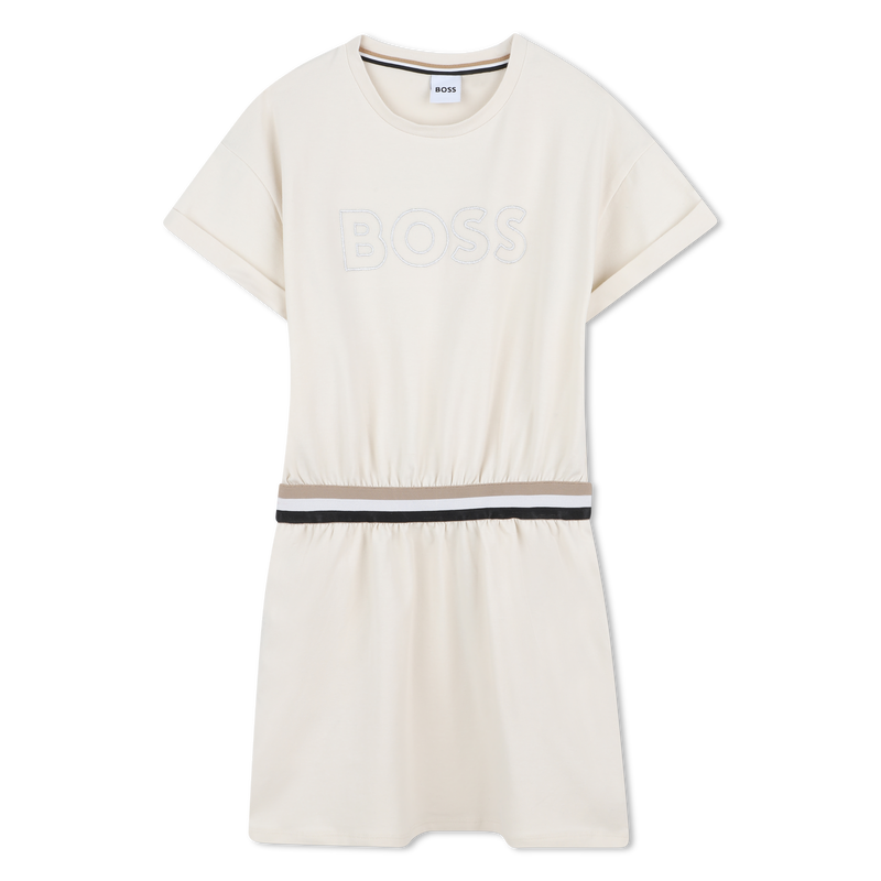 Kurz&auml;rmeliges Kleid BOSS 
                        M&Auml;DCHEN