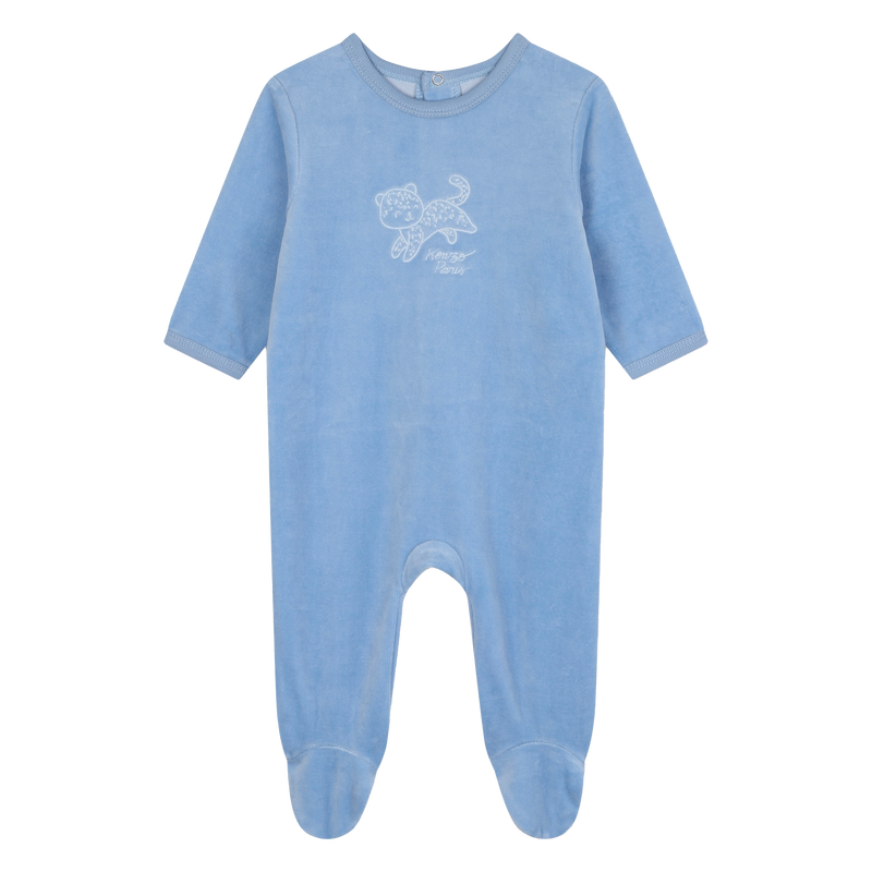 Velours-Pyjama mit Stickerei KENZO KIDS 
                        JUNGE