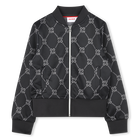 Sweatjacke mit Logo-Print HUGO 
                    M&Auml;DCHEN