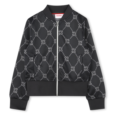 Sweatjacke mit Logo-Print HUGO M&Auml;DCHEN