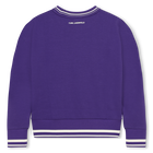 Sweatshirt mit Motiv KARL LAGERFELD KIDS 
                    M&Auml;DCHEN