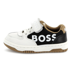 Ledersneaker mit Klettriemen BOSS 
                    JUNGE