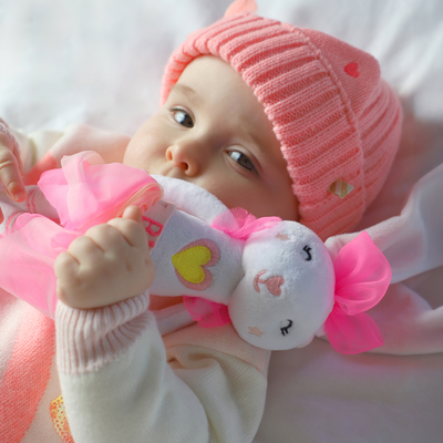 Kuscheltier aus weichem Samt BILLIEBLUSH M&Auml;DCHEN