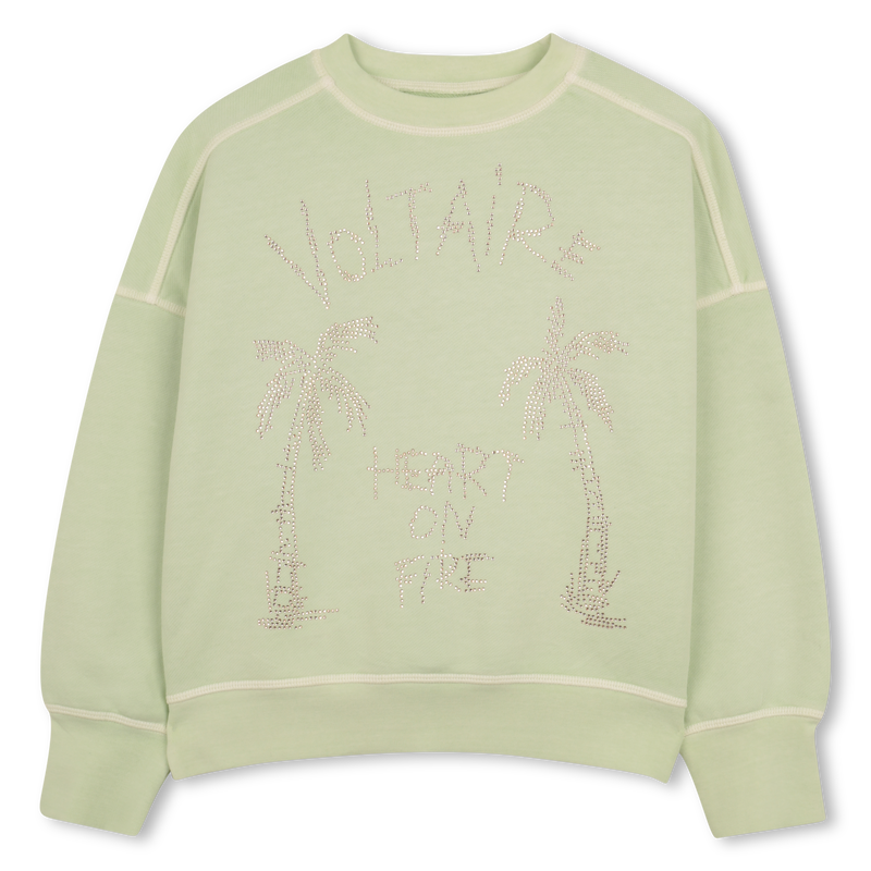 SWEATSHIRT MIT RUNDHALSAUSSCHNITT ZADIG & VOLTAIRE 
                        M&Auml;DCHEN