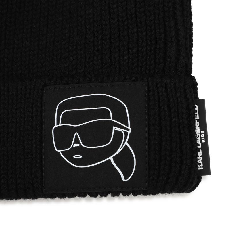 Strickm&uuml;tze KARL LAGERFELD KIDS 
                        JUNGE