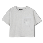 Weites Baumwoll-T-Shirt DKNY 
                    M&Auml;DCHEN