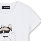 T-Shirt mit Druck KARL LAGERFELD KIDS 
                    M&Auml;DCHEN