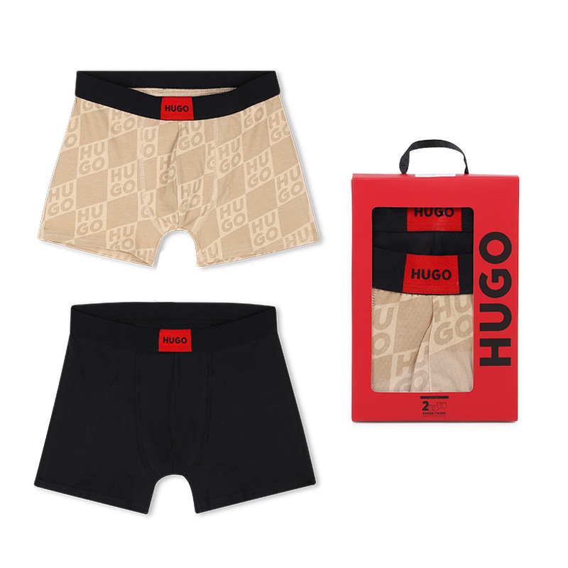 SET MIT 2 BOXERSHORTS HUGO 
                        JUNGE